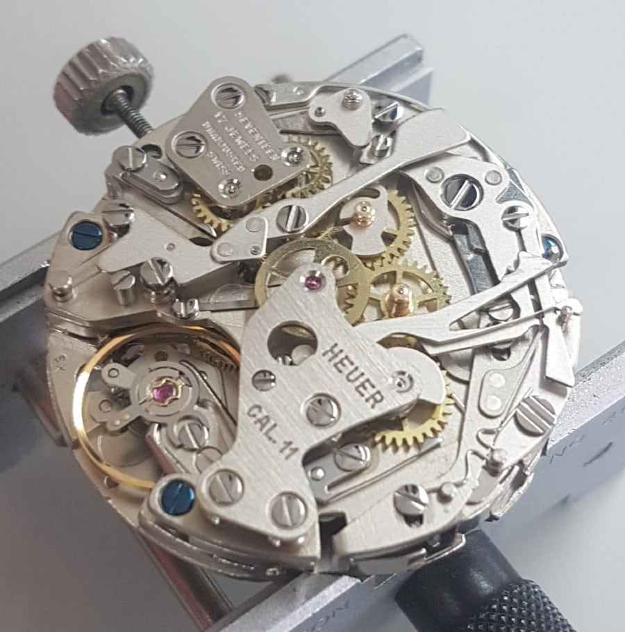 heuer activa 11163 calibre 11 service